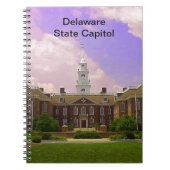 Legislative Hall Delaware Staat Hauptstadt in Dove Notizblock (Vorderseite)