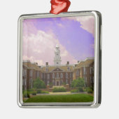 Legislative Hall Delaware Staat Hauptstadt in Dove Silbernes Ornament (Links)