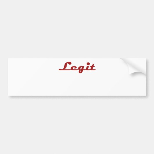 Legit Autoaufkleber (Vorne)