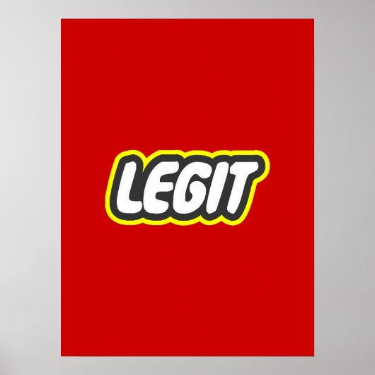 Legit Poster (Vorne)