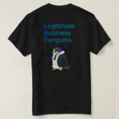Legitime Geschäftspinguine T-Shirt (Design Rückseite)