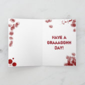 Legloser Geburtstagszombie Karte (Innenseite)