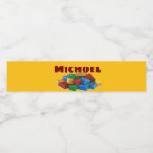 Lego upsherin Wasserflaschenetikett (Einzelnes Label)