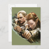 LEGOLAS GREENLEAF™ and TAURIEL™ Graphic Postkarte (Vorne/Hinten)