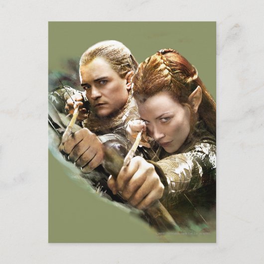 LEGOLAS GREENLEAF™ and TAURIEL™ Graphic Postkarte (Vorderseite)