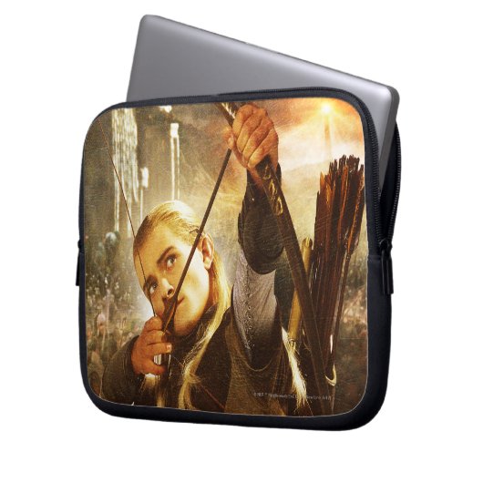 LEGOLAS GREENLEAF™ in Action Laptopschutzhülle (Vorderseite Links)