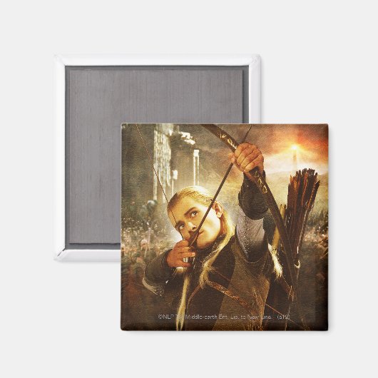 LEGOLAS GREENLEAF™ in Action Magnet (Vorderseite/Rückseite)