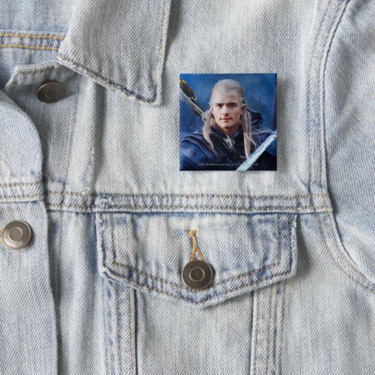 LEGOLAS GREENLEAF™ in Blau Button (Beispiel)