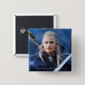 LEGOLAS GREENLEAF™ in Blau Button (Vorne & Hinten)