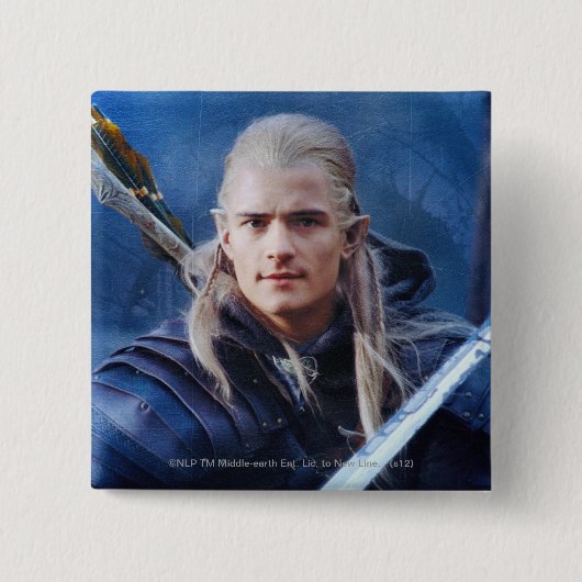 LEGOLAS GREENLEAF™ in Blau Button (Vorderseite)