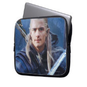 LEGOLAS GREENLEAF™ in Blau Laptopschutzhülle (Vorderseite Links)