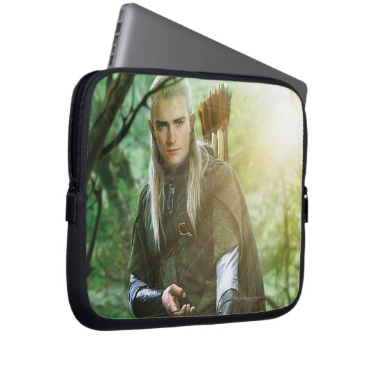 LEGOLAS GREENLEAF™ mit Bogen Laptopschutzhülle (Vorne Rechts)