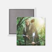 LEGOLAS GREENLEAF™ mit Bogen Magnet (Vorderseite/Rückseite)