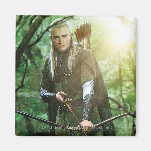 LEGOLAS GREENLEAF™ mit Bogen Magnet (Vorne)
