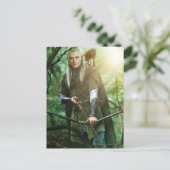 LEGOLAS GREENLEAF™ mit Bogen Postkarte (Stehend Vorderseite)