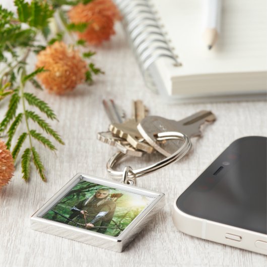 LEGOLAS GREENLEAF™ mit Bogen Schlüsselanhänger (Seite)