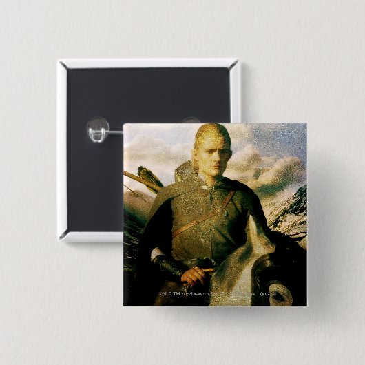 LEGOLAS GREENLEAF™ Nah auf Pferd Button (Vorne & Hinten)