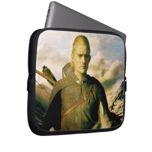 LEGOLAS GREENLEAF™ Nah auf Pferd Laptopschutzhülle (Vorne Rechts)