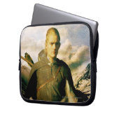 LEGOLAS GREENLEAF™ Nah auf Pferd Laptopschutzhülle (Vorderseite Links)