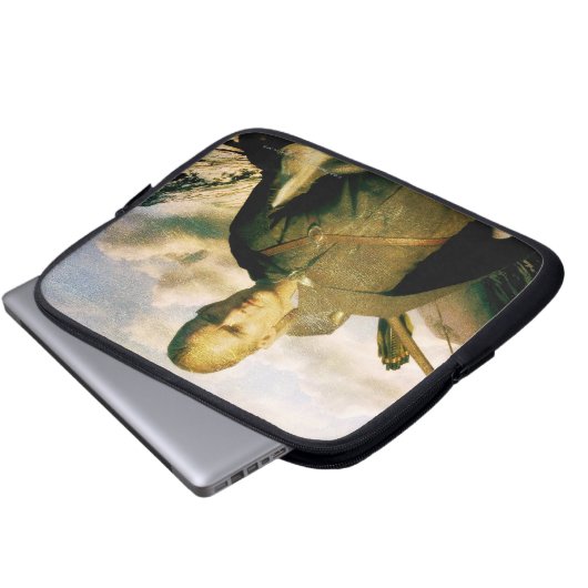 LEGOLAS GREENLEAF™ Nah auf Pferd Laptopschutzhülle (Vorne Knopf)