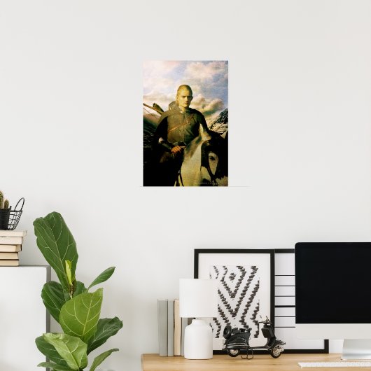 LEGOLAS GREENLEAF™ Nah auf Pferd Poster (Heimbüro)