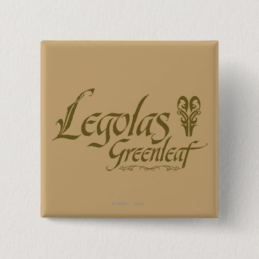 LEGOLAS GREENLEAF™ Name Button (Vorderseite)