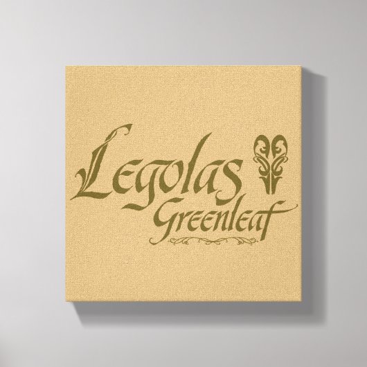 LEGOLAS GREENLEAF™ Name Leinwanddruck (Vorderseite)