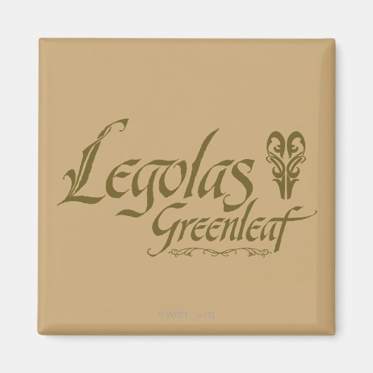 LEGOLAS GREENLEAF™ Name Magnet (Vorne)