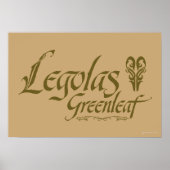 LEGOLAS GREENLEAF™ Name Poster (Vorne)