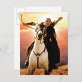 LEGOLAS GREENLEAF™ on Horseback Postkarte (Vorne/Hinten)