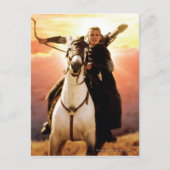 LEGOLAS GREENLEAF™ on Horseback Postkarte (Vorderseite)