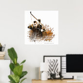 LEGOLAS GREENLEAF™ Shooting Arrow Poster (Heimbüro)