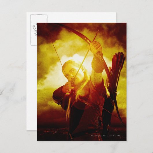 LEGOLAS GREENLEAF™ Shooting Arrow Postkarte (Vorne/Hinten)