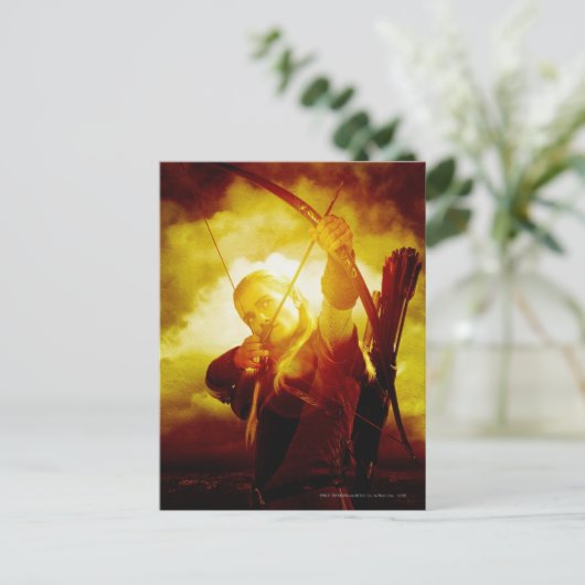 LEGOLAS GREENLEAF™ Shooting Arrow Postkarte (Stehend Vorderseite)