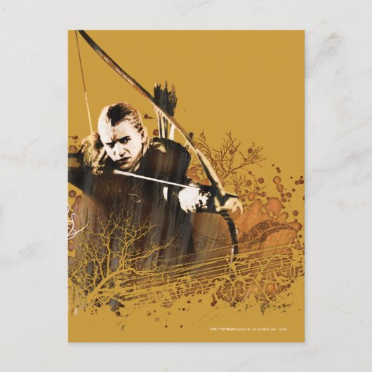LEGOLAS GREENLEAF™ Shooting Arrow Postkarte (Vorderseite)