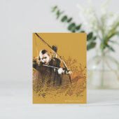 LEGOLAS GREENLEAF™ Shooting Arrow Postkarte (Stehend Vorderseite)