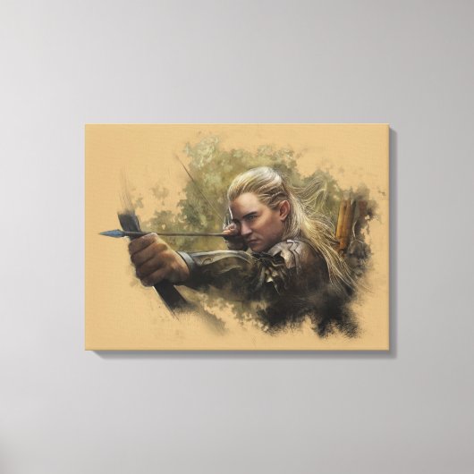 LEGOLAS GREENLEAF™ Sketch Leinwanddruck (Vorderseite)