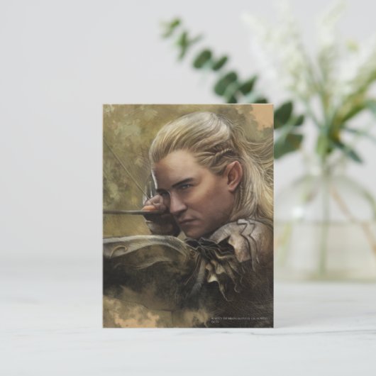 LEGOLAS GREENLEAF™ Sketch Postkarte (Stehend Vorderseite)
