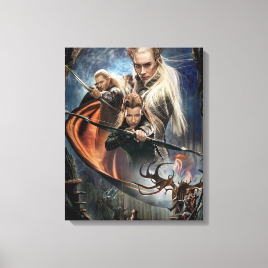 LEGOLAS GREENLEAF™, TAURIEL™ und Thranduil Leinwanddruck (Vorderseite)
