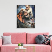 LEGOLAS GREENLEAF™, TAURIEL™ und Thranduil Leinwanddruck (Insitu (Wohnzimmer))