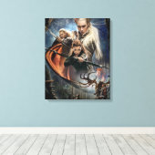 LEGOLAS GREENLEAF™, TAURIEL™ und Thranduil Leinwanddruck (Insitu (Holzboden))