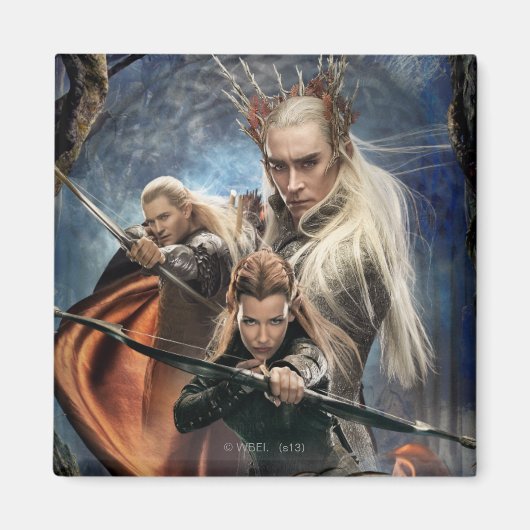 LEGOLAS GREENLEAF™, TAURIEL™ und Thranduil Magnet (Vorne)