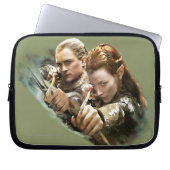 LEGOLAS GREENLEAF™ und TAURIEL™ Graphic Laptopschutzhülle (Vorderseite)