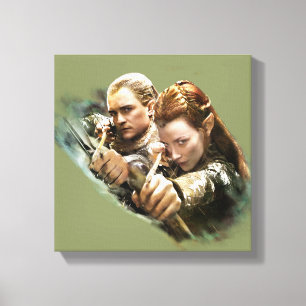 LEGOLAS GREENLEAF™ und TAURIEL™ Graphic Leinwanddruck