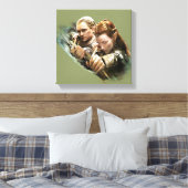 LEGOLAS GREENLEAF™ und TAURIEL™ Graphic Leinwanddruck (Insitu (Schlafzimmer))