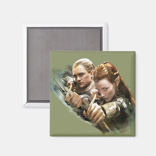 LEGOLAS GREENLEAF™ und TAURIEL™ Graphic Magnet (Vorderseite/Rückseite)