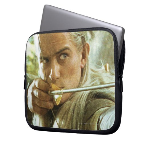 LEGOLAS GREENLEAF™ Zeichnend Bow 2 Laptopschutzhülle (Vorderseite Links)