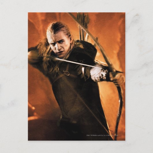 LEGOLAS GREENLEAF™ Zeichnend Bow 3 Postkarte (Vorderseite)