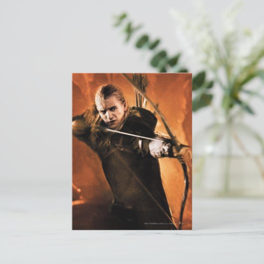 LEGOLAS GREENLEAF™ Zeichnend Bow 3 Postkarte (Stehend Vorderseite)