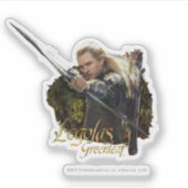 LEGOLAS GREENLEAF™ Zeichnend Bow Graphic Aufkleber (Vorderseite)